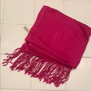Pink Scarf with Sheen